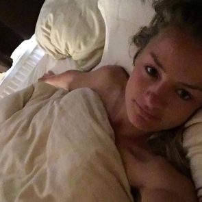 Danielle Wyatt naked in bed